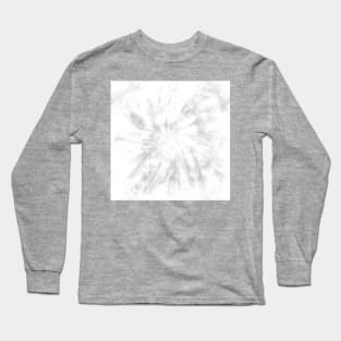 Gray Marble Tie-Dye Long Sleeve T-Shirt